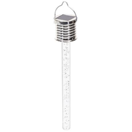 Aigostar - LED Solarno svetlo LED/0,006W/1,2V krom 2700K IP44