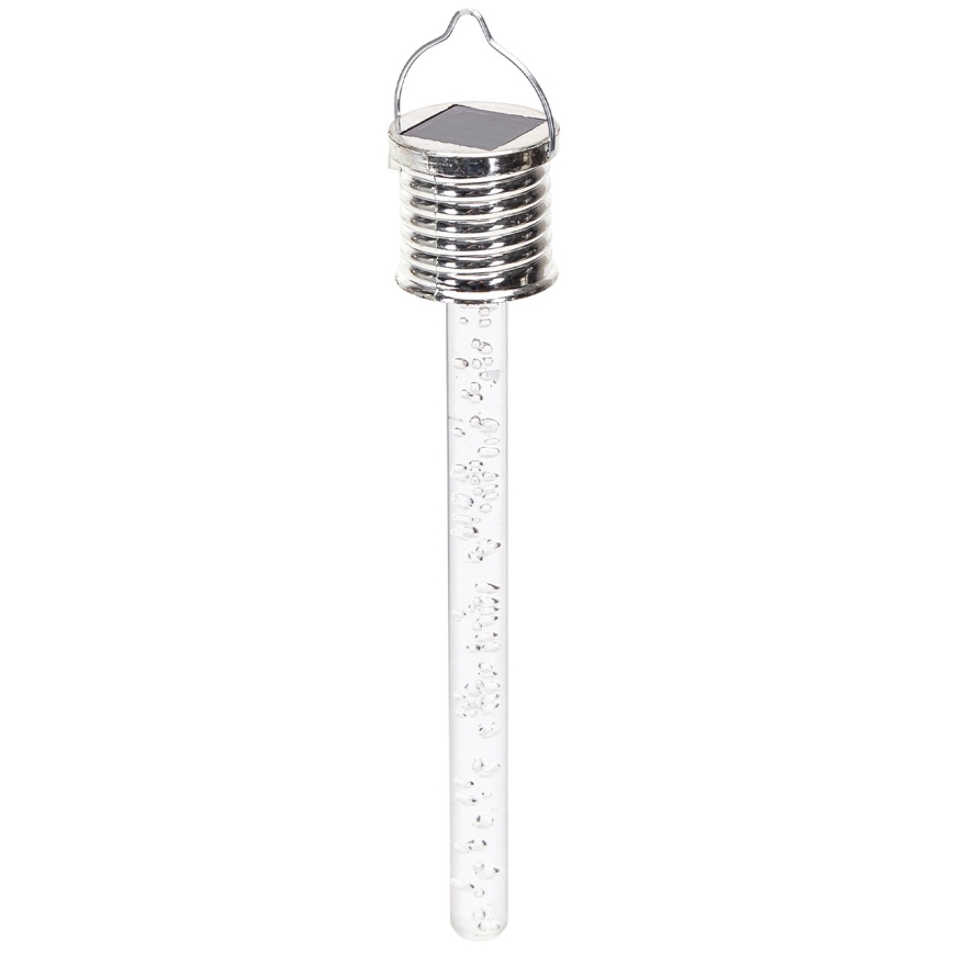 Aigostar - LED Solarno svetlo LED/0,006W/1,2V krom 2700K IP44