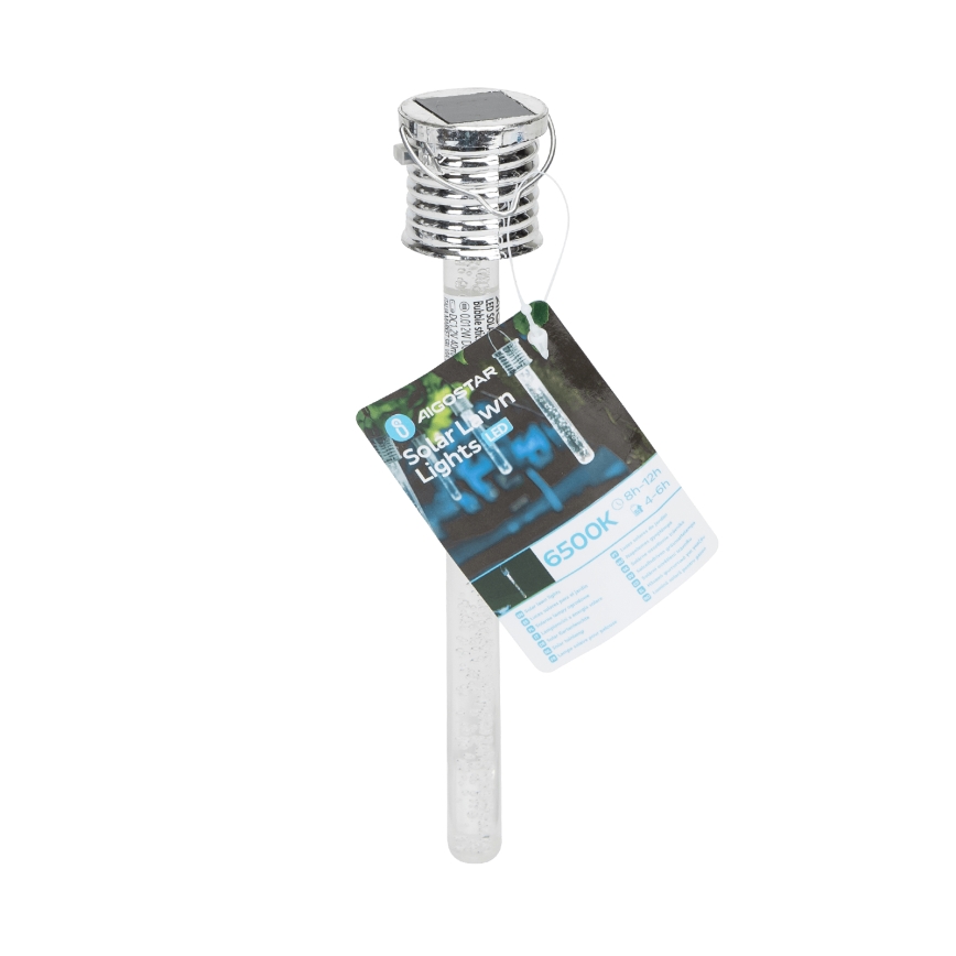 Aigostar - LED Solarno svetlo LED/0,006W/1,2V krom 6500K IP44