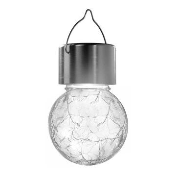 Aigostar - LED Solarno svetlo LED/0,006W/1,2V krom 6500K IP44