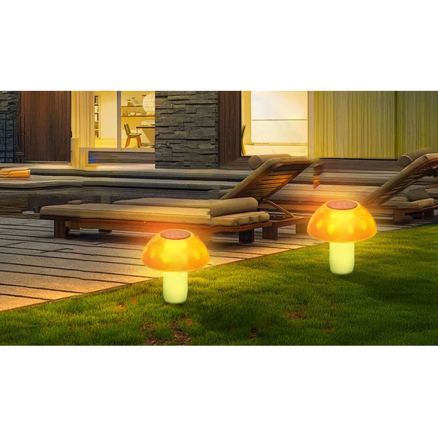Aigostar - LED Solarno svetlo LED/0,024W/1,2V 200 mAh 2700K IP44