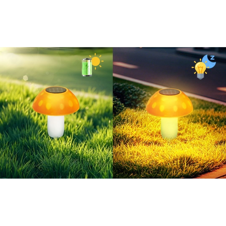 Aigostar - LED Solarno svetlo LED/0,024W/1,2V 200 mAh 2700K IP44