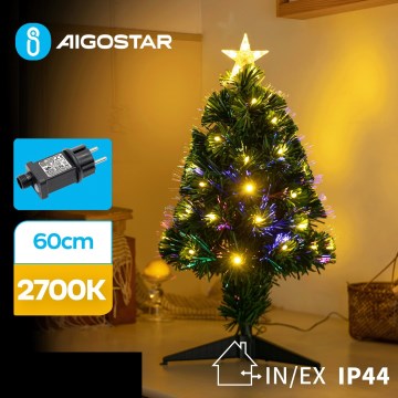 Aigostar - LED Spolj. Novogodišnja jelka LED/3,6W/230V 60 cm IP44 topla bela