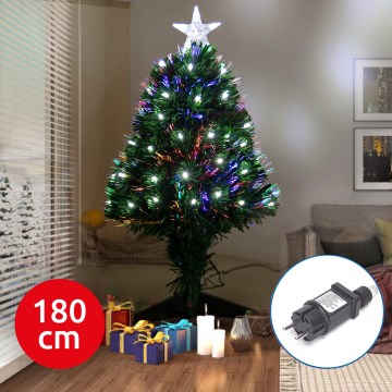 Aigostar - LED Spolj. Novogodišnja jelka LED/6W/230V 180 cm IP44 hladna bela