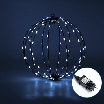 Aigostar - LED Spoljašnja božićna dekoracija 3,6W/230V SFERA 30cm IP44 hladna bela