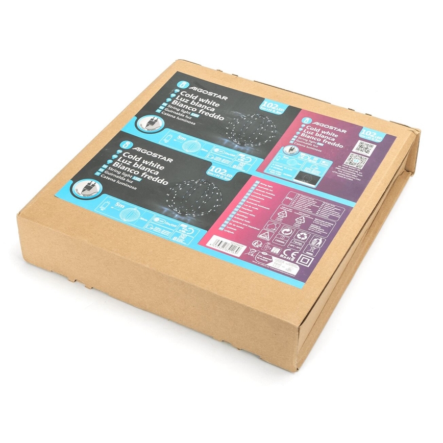 Aigostar - LED Spoljašnja božićna dekoracija 3,6W/230V SFERA 30cm IP44 hladna bela