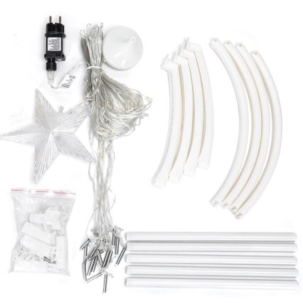 Aigostar - LED Spoljašnja božićna dekoracija LED/3,6W/230V 180 cm IP44 hladna bela