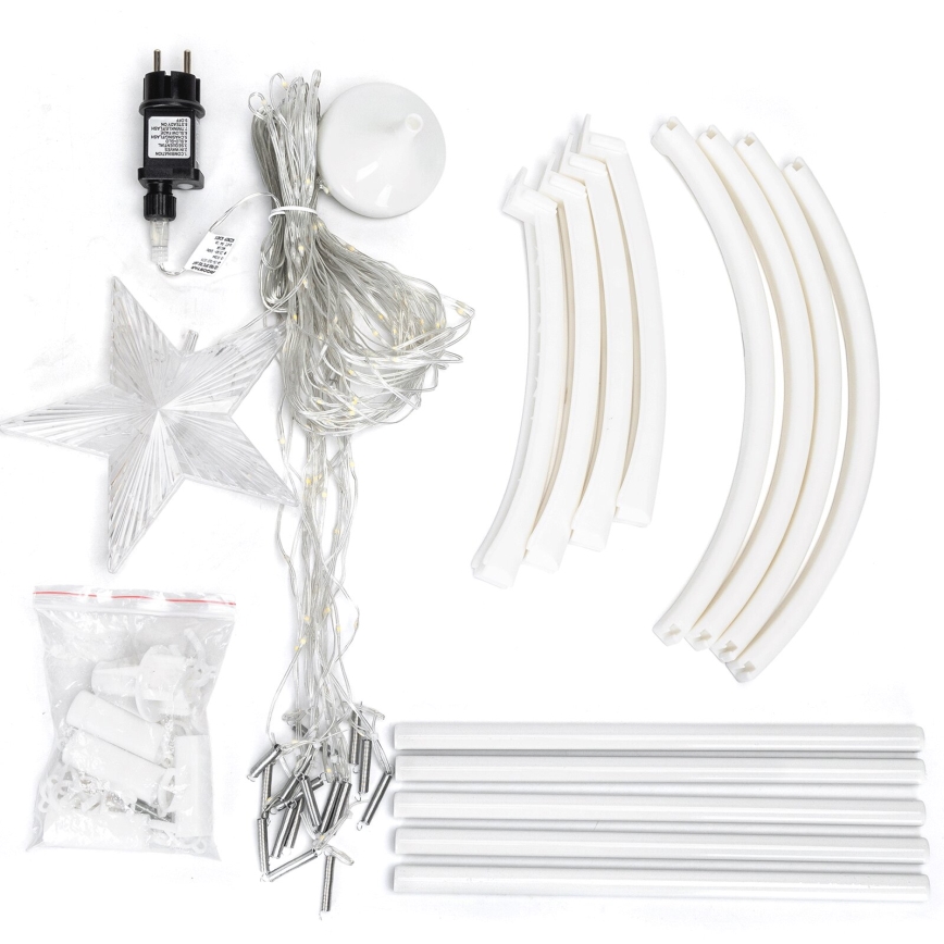 Aigostar - LED Spoljašnja božićna dekoracija LED/3,6W/230V 180 cm IP44 hladna bela