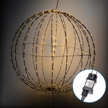 Aigostar - LED Spoljašnja božićna dekoracija LED/3,6W/230V SFERA 30cm IP44 topla bela