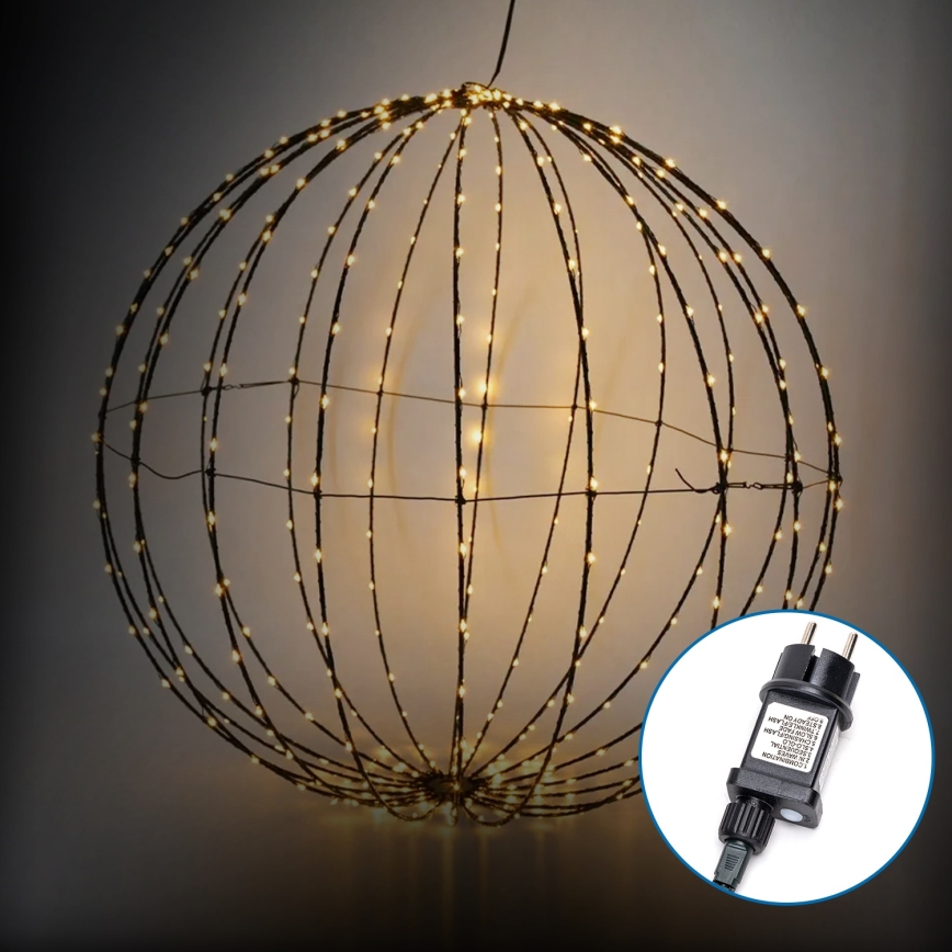Aigostar - LED Spoljašnja božićna dekoracija LED/3,6W/230V SFERA 30cm IP44 topla bela