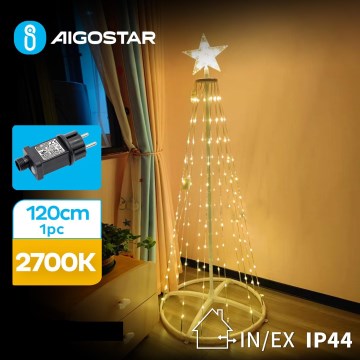 Aigostar - LED Spoljašnja božićna dekoracija LED/3,6W/31/230V 2700K 120 cm IP44