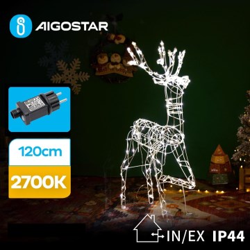 Aigostar - LED Spoljašnja božićna dekoracija LED/3,6W/31/230V 2700K 120 cm IP44 sob