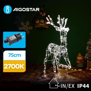 Aigostar - LED Spoljašnja božićna dekoracija LED/3,6W/31/230V 2700K 75 cm IP44 sob