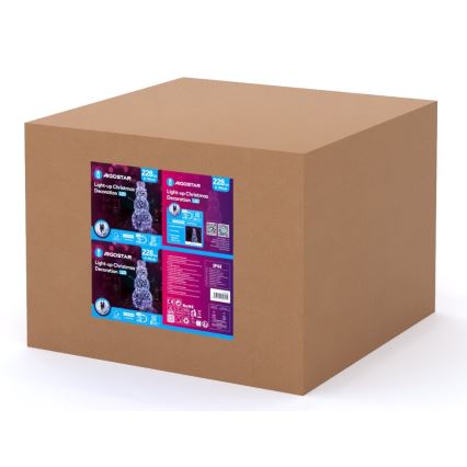 Aigostar-LED Spoljašnja božićna dekoracija LED/3,6W/31/230V 6500K 90cm IP44 Sneško Belić
