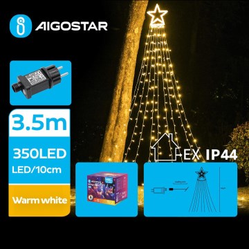 Aigostar - LED Spoljašnja božićna dekoracija LED/6W/230V 3,5m IP44 topla bela