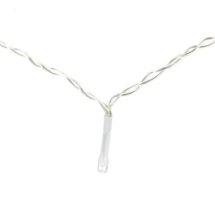 Aigostar - LED spoljašnja božićna svetla 200xLED/8 funkcija 3xAA 5x2m IP44 topla bela