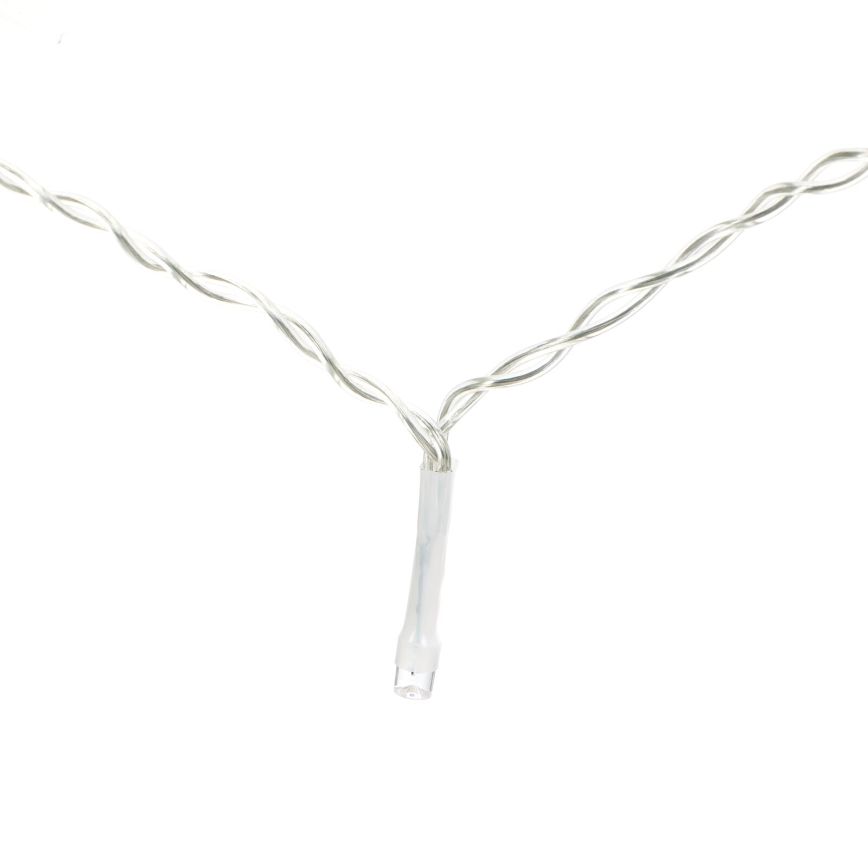 Aigostar - LED spoljašnja božićna svetla 200xLED/8 funkcija 3xAA 5x2m IP44 topla bela