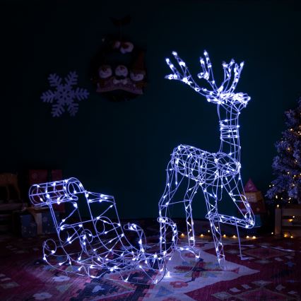 Aigostar - LED spoljašnja dekoracija LED/3,6W/31/230V 6500K 90/45cm IP44 sob sa saonicama