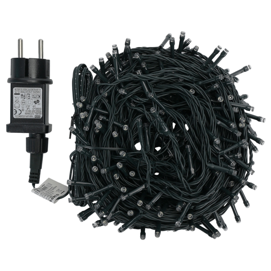 Aigostar - LED spoljna novogodišnja girlanda 300xLED/8 funkcija 30m IP44 hladno-bela