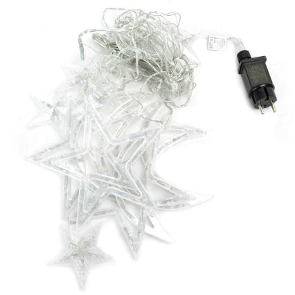 Aigostar - LED spoljašnja božićna girlanda 120xLED/6W/230V/8 funkcija 3x0,6m IP44 hladno bela + daljinski upravljač