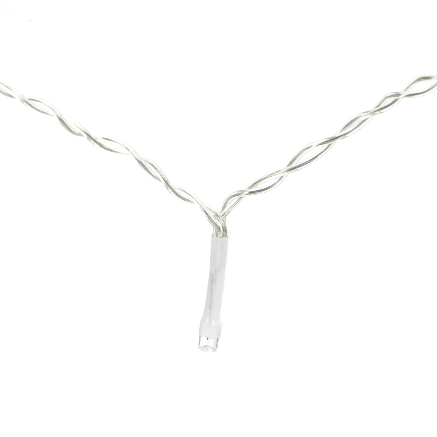 Aigostar - LED spoljašnja božićna girlanda 120xLED/6W/230V/8 funkcija 3x0,6m IP44 hladno bela + daljinski upravljač