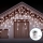 Aigostar - LED spoljašnji božićni lanac 200xLED/8 funkcija 3xAA 13x0,6m IP44 hladno bela