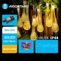 Aigostar - LED Spoljašnji dekorativni lanac 50xLED/8 funkcije 8m IP44 topla bela