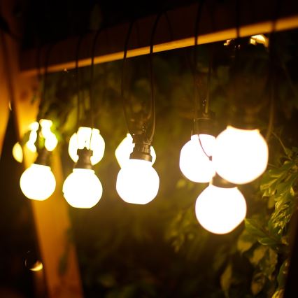 Aigostar - LED spoljna dekorativna girlanda 10xLED/8m IP44 topla bela