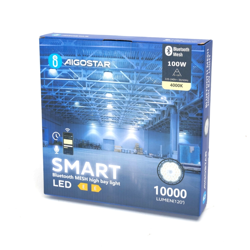 Aigostar - LED Industrijska prigušivi vanjska lampa MESH High Bay LED/100W/230V 4000K IP65
