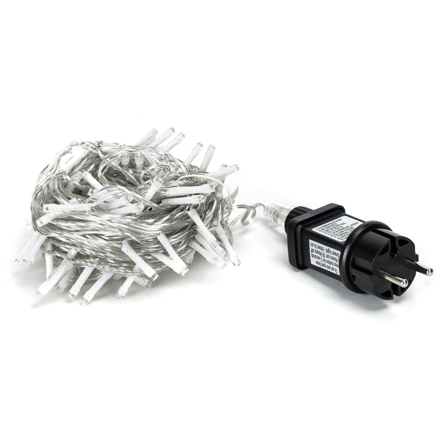 Aigostar - LED Spoljni božićni lanac 100xLED/8 funkcija 13m IP44 hladno bela