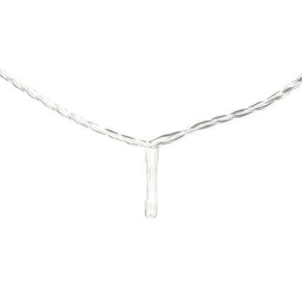 Aigostar - LED Spoljni božićni lanac 100xLED/8 funkcija 13m IP44 hladno bela