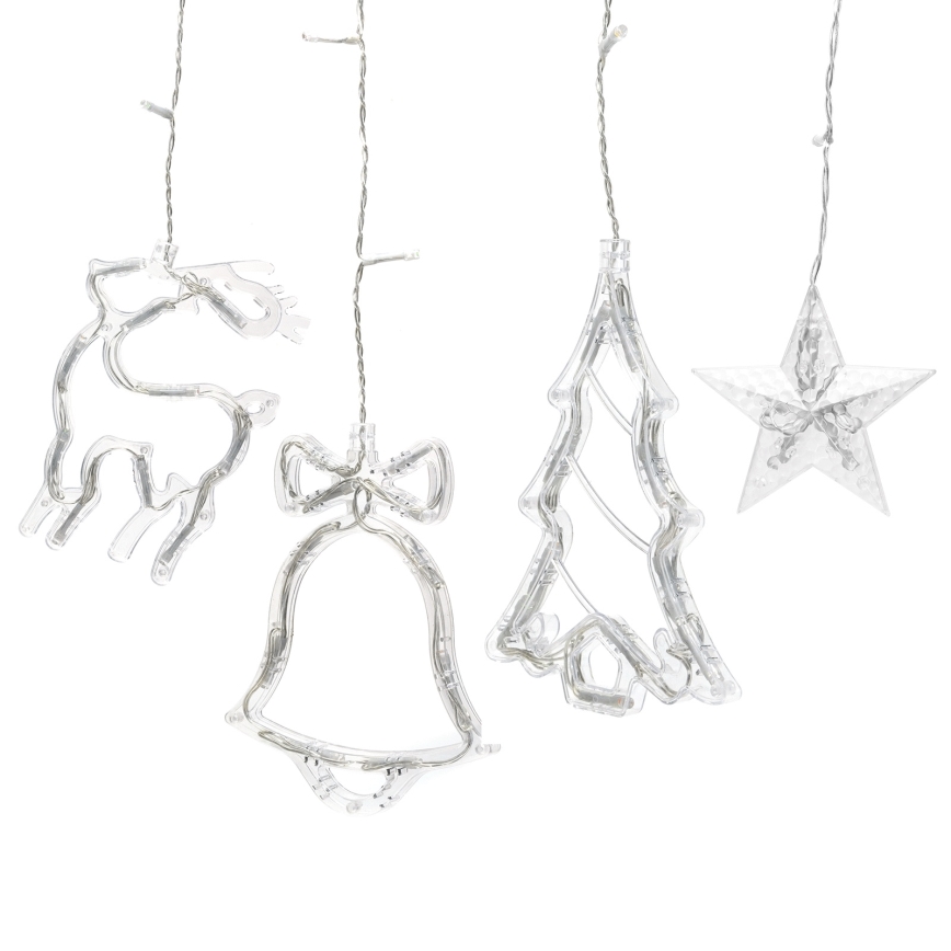 Aigostar - LED spoljašnja božićna svetleća girlanda 120xLED/8 funkcija 3x0,6m IP44 topla bela + daljinski upravljač