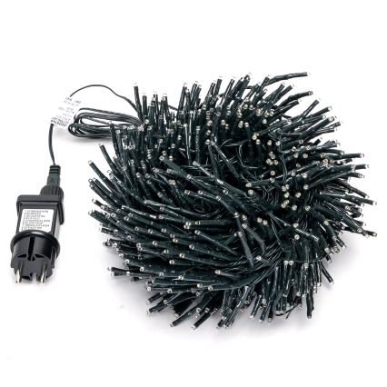 Aigostar - LED spoljni božićni lanac 600xLED/8 funkcija 18m IP44 topla bela