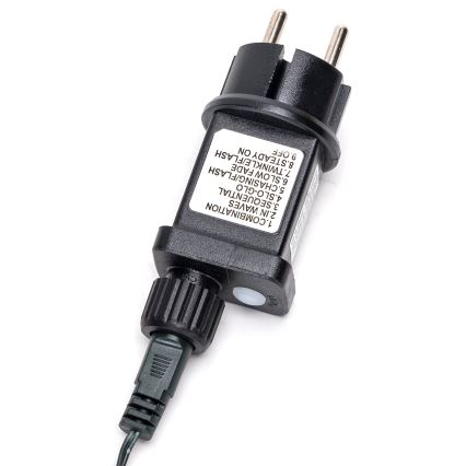 Aigostar - LED spoljni božićni lanac 600xLED/8 funkcija 18m IP44 topla bela