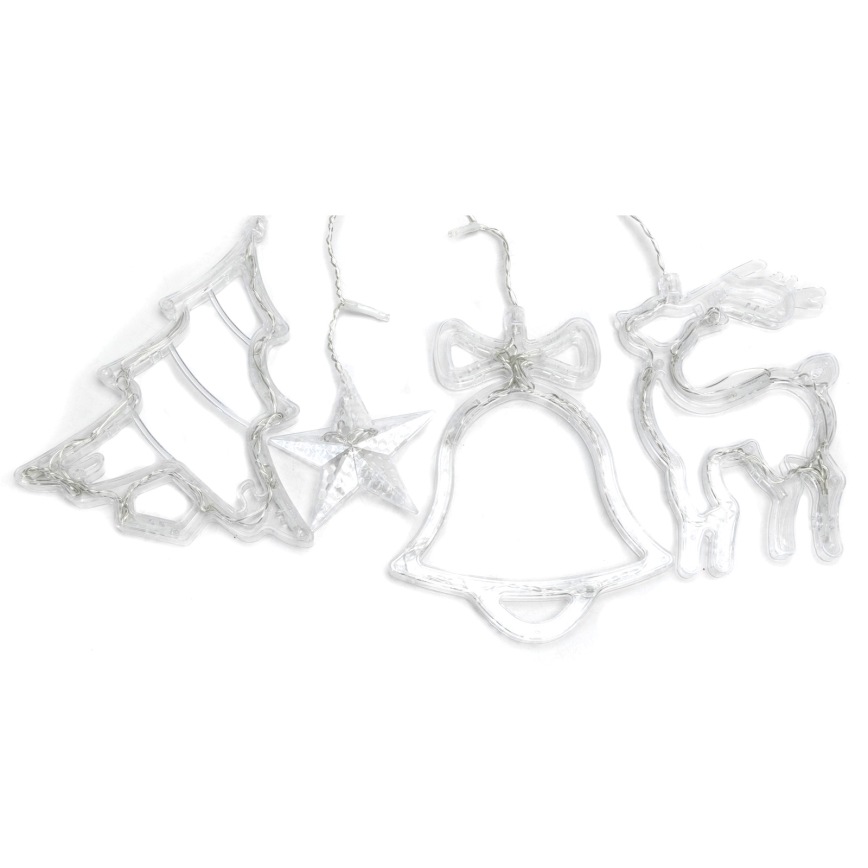 Aigostar - LED spoljašnji božićni lanac 120 LED/8 funkcija 3x0,6m IP44 hladno bela + sa daljinskim upravljačem