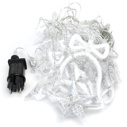 Aigostar - LED spoljašnji božićni lanac 120 LED/8 funkcija 3x0,6m IP44 hladno bela + sa daljinskim upravljačem