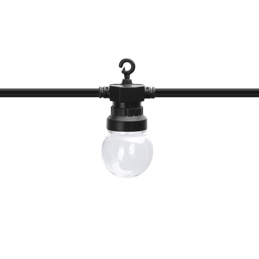 Aigostar - LED spoljni dekorativni lanac 10xLED/8m IP44 topla bela