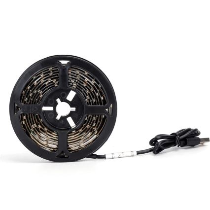 Aigostar - LED Traka 2m LED/4,9W/5V 6500K IP65 crno