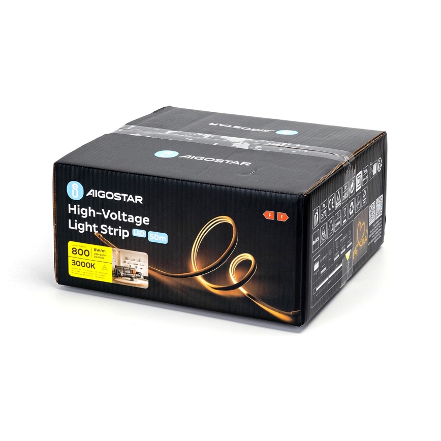 Aigostar - LED Traka 50m LED/400W/230V 3000K IP65