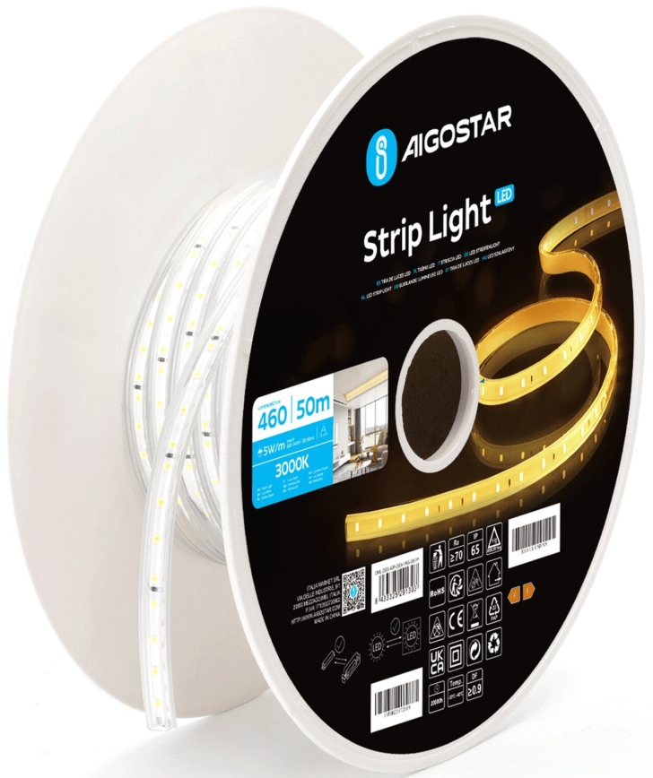 Aigostar - LED Traka LED/250W/230V 50m 3000K IP65