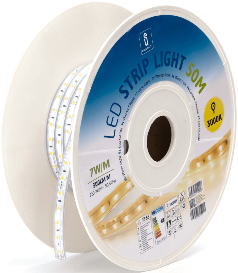 Aigostar - LED Traka LED/350W/230V 50m 3000K IP65