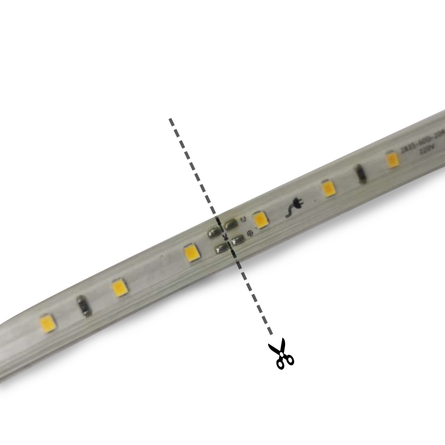 Aigostar - LED Traka LED/350W/230V 50m 3000K IP65