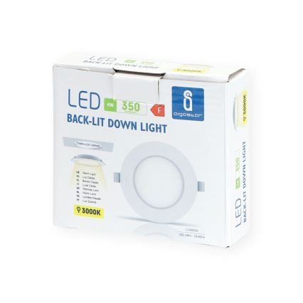 Aigostar - LED Ugradbena lampa LED/4W/230V 3000K pr. 9,8 cm bela