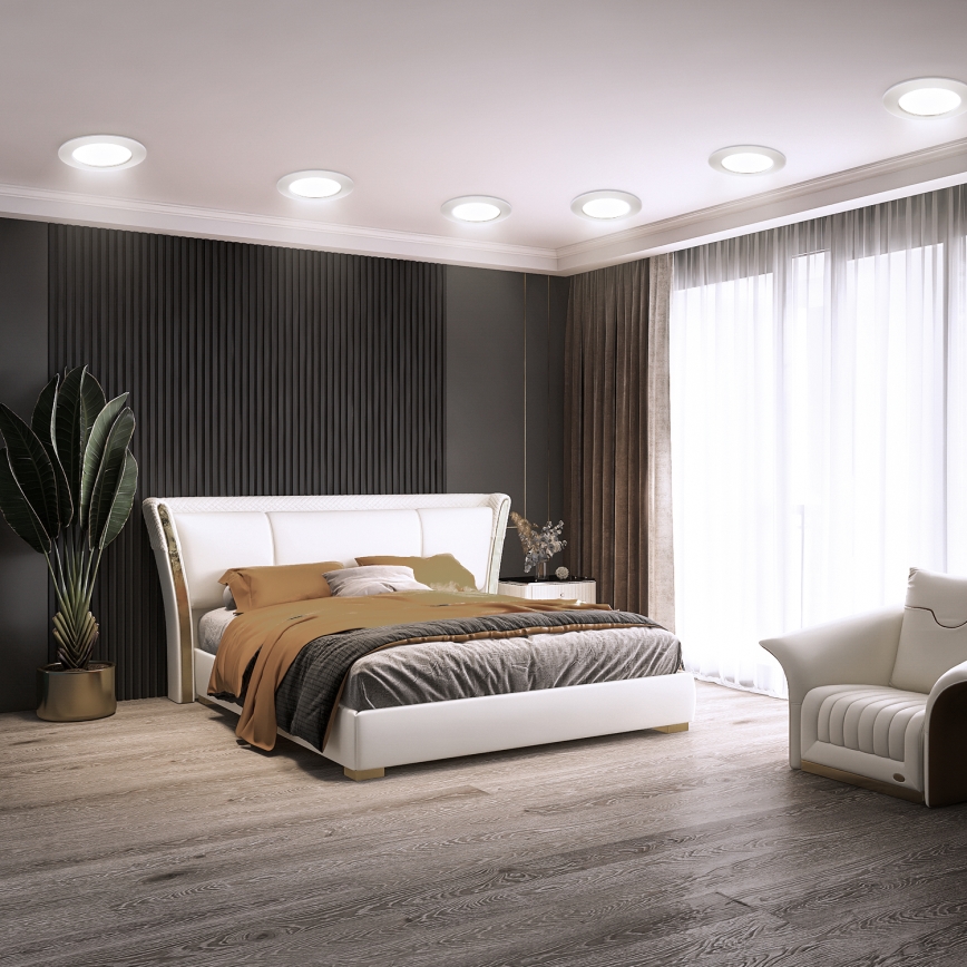 Aigostar - LED Ugradbena lampa LED/4W/230V 6500K pr. 9,8 cm bela