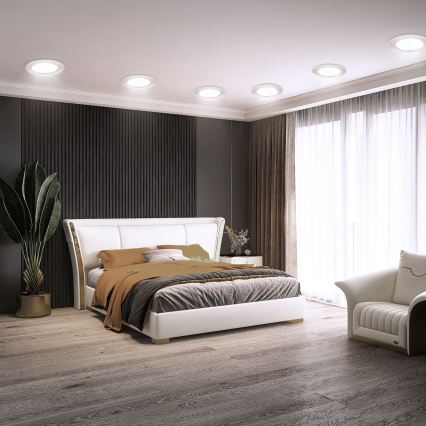 Aigostar - LED Ugradbena lampa LED/6W/230V 6500K pr. 11,8 cm bela