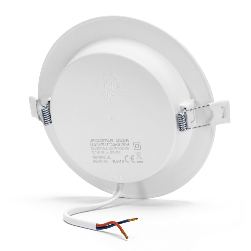 Aigostar - LED Ugradbena lampa LED/9W/230V 4000K pr. 14,5 cm bela
