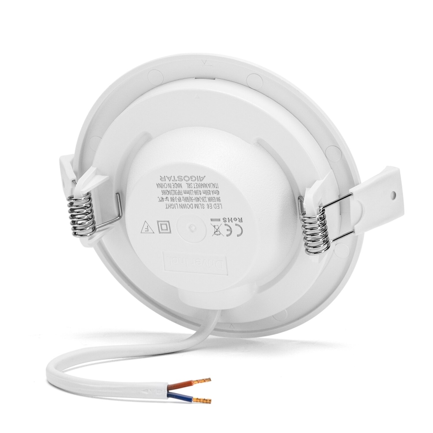 Aigostar - LED Ugradbena lampa ULTRATHIN LED/9W/230V 6000K bela