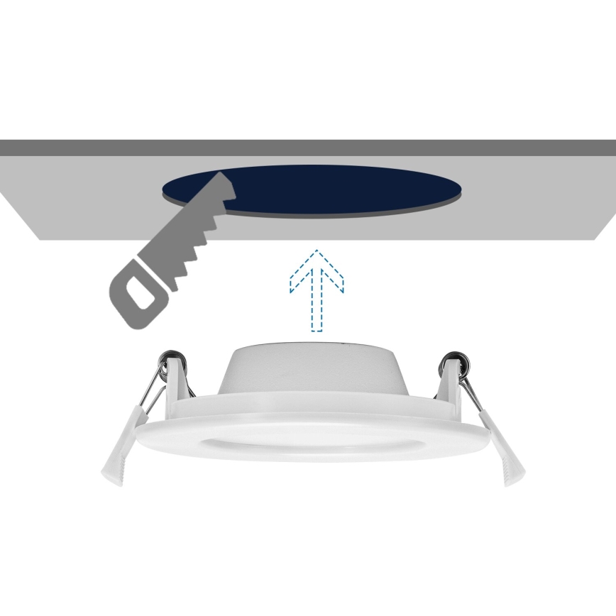 Aigostar - LED Ugradbena lampa ULTRATHIN LED/9W/230V 6000K bela