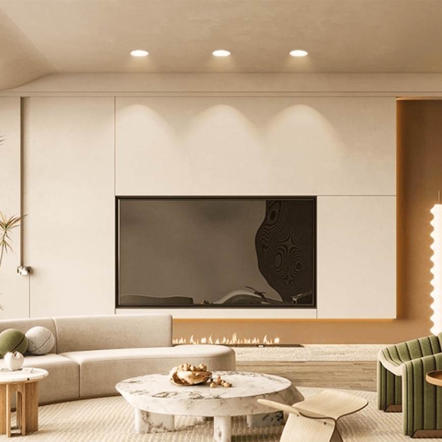 Aigostar - LED Ugradbena lampa za kupatilo LED/4,8W/230V 3000K bela IP65