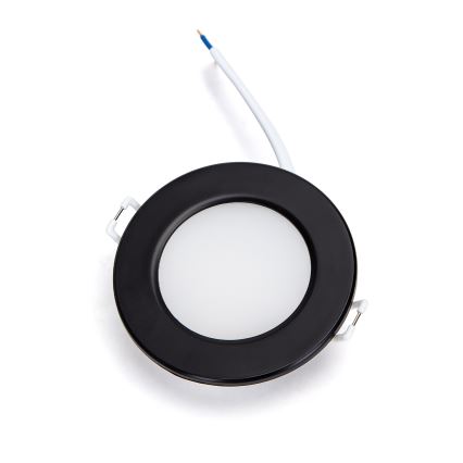 Aigostar - LED Ugradbena lampa za kupatilo LED/4,8W/230V 3000K crno IP65